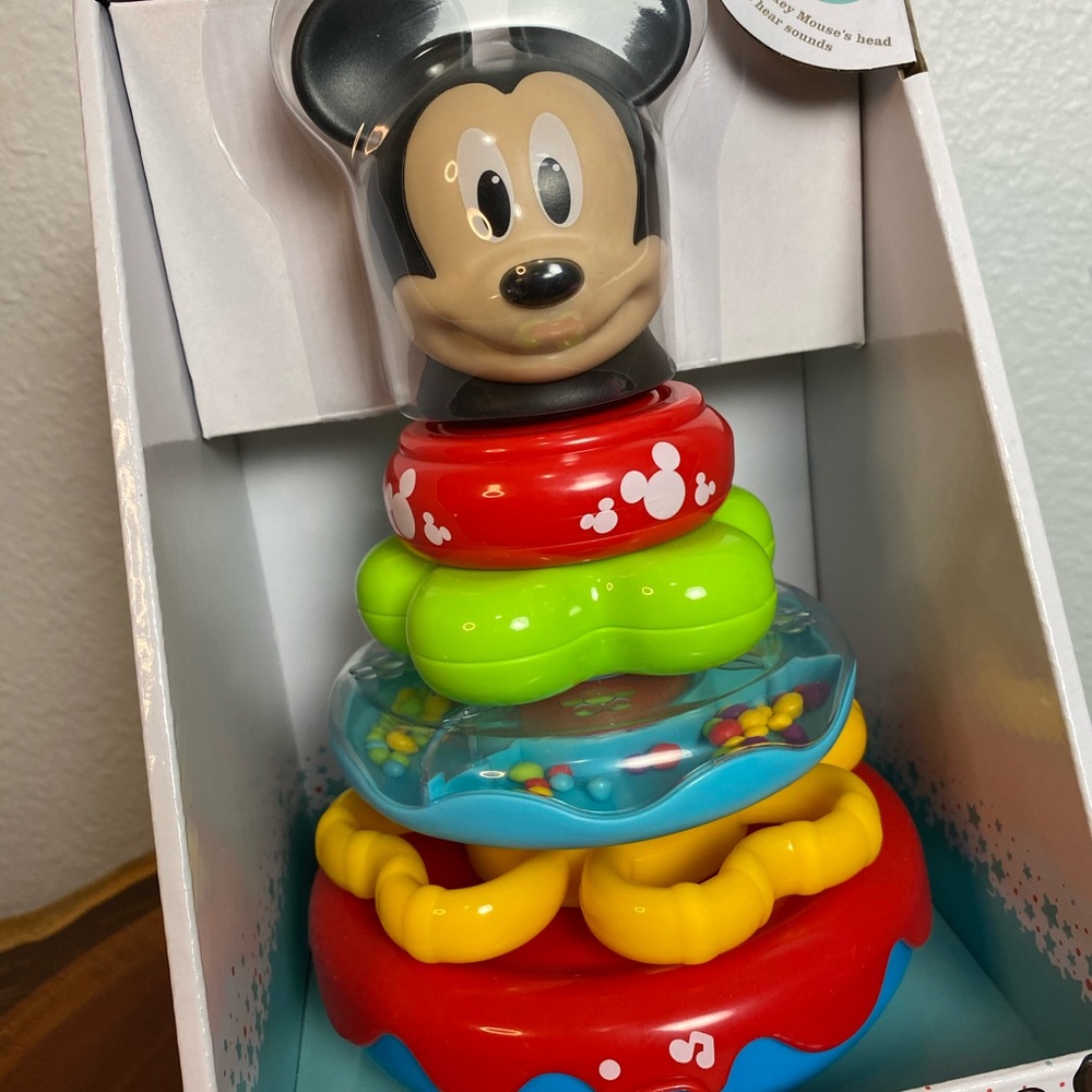 Disney Baby Mickey Mouse Stacking Rings - Picture 3 of 6